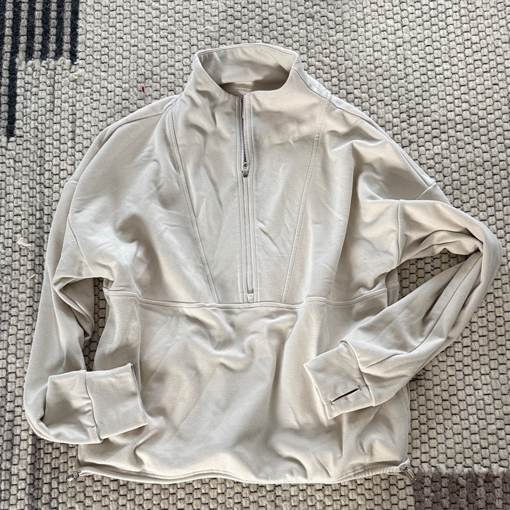 Varley three quarter zip up